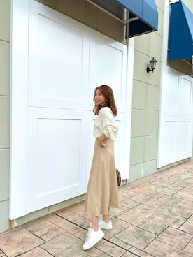 「miu miu（ミュウミュウ）のアイテム（スニーカー）」を使った、Maさん（レディース・172cm）の秋コーディネート