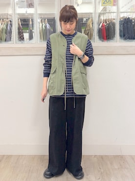 まりこさん（レディース・163cm）の秋コーディネート