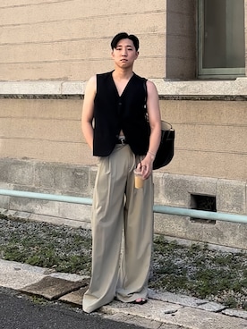 「シルバーアクセサリー」｜Kaito さん（メンズ・175cm・20代）の夏コーディネート
