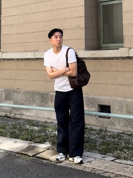 「アイテム（チノパンツ）」を使った、Kaito さん（メンズ・175cm）の夏コーディネート