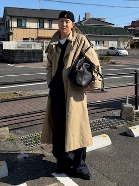 「HERMES（エルメス）のアイテム（バッグ）」を使った、Kaito さん（メンズ・175cm）の春コーディネート