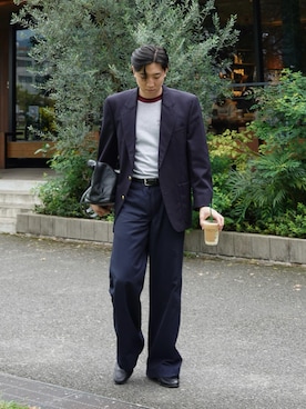 「BURBERRY（バーバリー）のアイテム（ジャケット/アウター）」を使った、Kaito さん（メンズ・175cm）の秋コーディネート