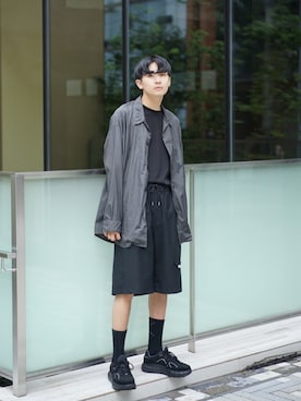 岡本 大護さん(メンズ・180cm)の夏コーディネート