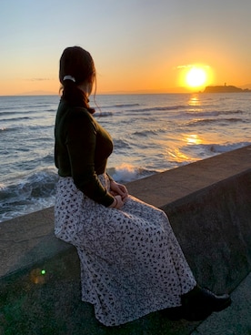 「海」｜「アイテム（パンプス）」を使った、NOMAさん（レディース・163cm）の夏コーディネート