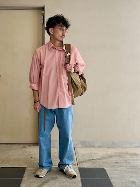 「NEW BALANCE（ニューバランス）のアイテム」を使った、trhtさん（骨格ウェーブ・メンズ・166cm）の夏コーディネート