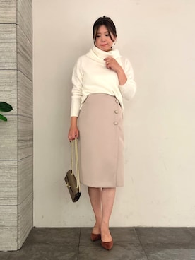 「スヌード」｜PINKY&DIANNEさん（レディース・162cm）の秋コーディネート