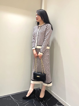 「ニットアップ」｜PINKY&DIANNEさん（レディース・154cm）の秋コーディネート