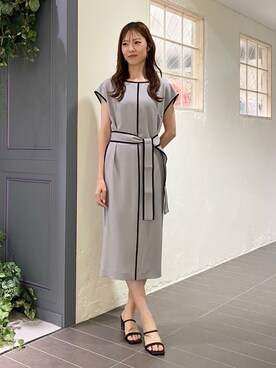 「PINKY&DIANNE（ピンキーアンドダイアン）のアイテム（ワンピース）」を使った、PINKY&DIANNEさん（レディース・166cm）の夏コーディネート