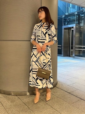 「PINKY&DIANNE（ピンキーアンドダイアン）のアイテム（ワンピース）」を使った、PINKY&DIANNEさん（レディース・156cm）の秋コーディネート