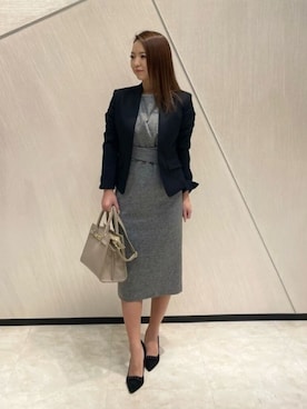 「卒業式」｜PINKY&DIANNEさん（レディース・155cm）の秋コーディネート