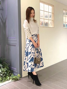 「ランチ」｜PINKY&DIANNEさん（レディース・166cm）の秋コーディネート