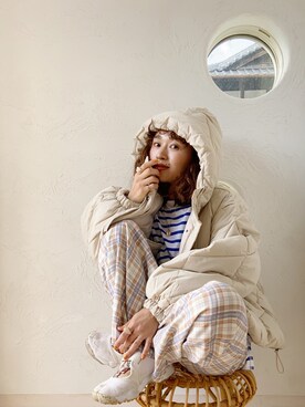 「Ciena」｜「アイテム（ジャケット/アウター）」を使った、きゃのさん（レディース・155cm）の秋コーディネート