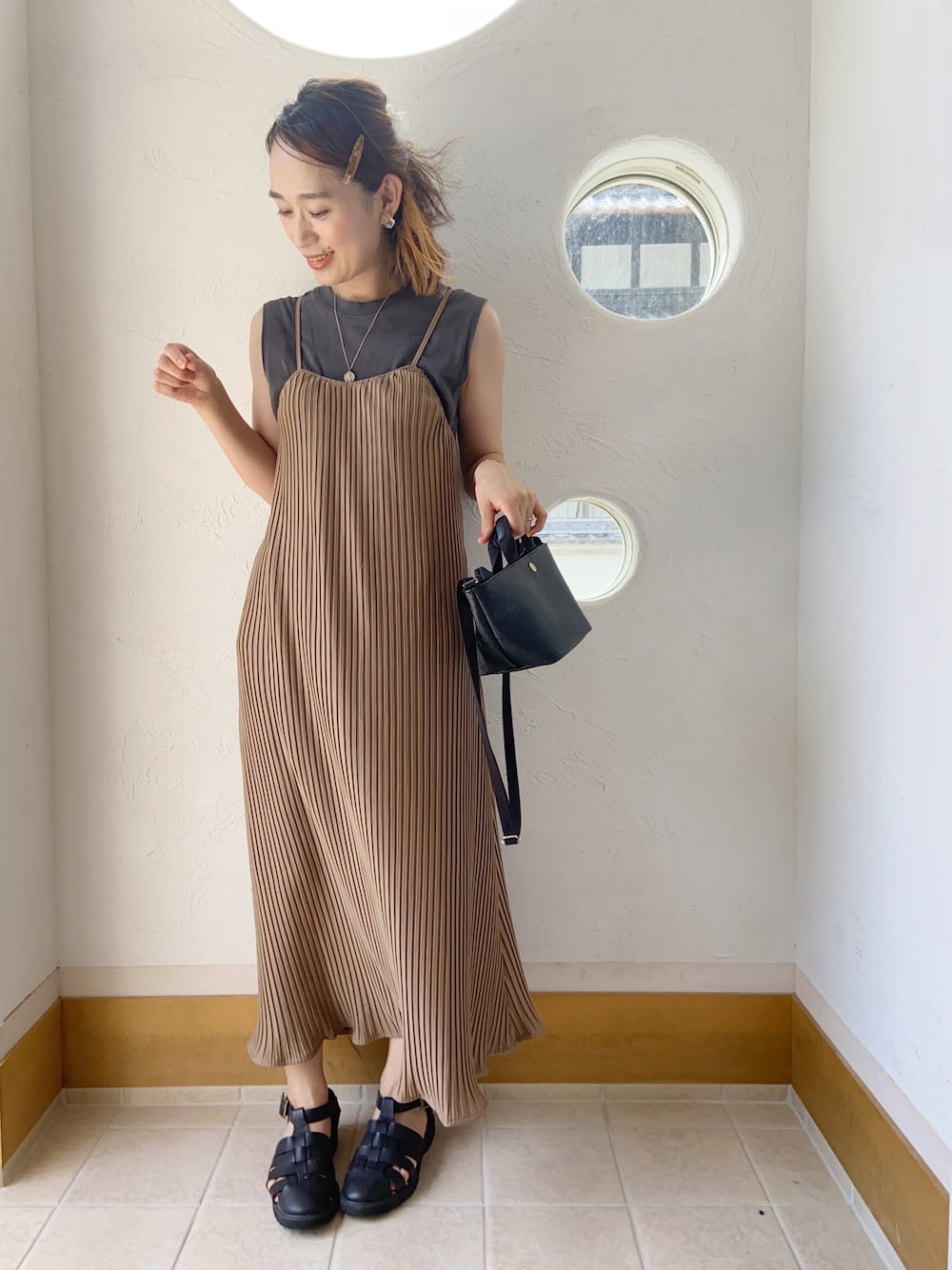 きゃの|toucher du briseのワンピースを使ったコーディネート きゃの|toucher du briseのワンピースを使ったコーディネート