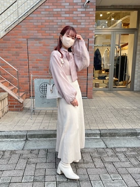「ナイスクラップ 」｜AYANOさん（レディース・159cm）の冬コーディネート
