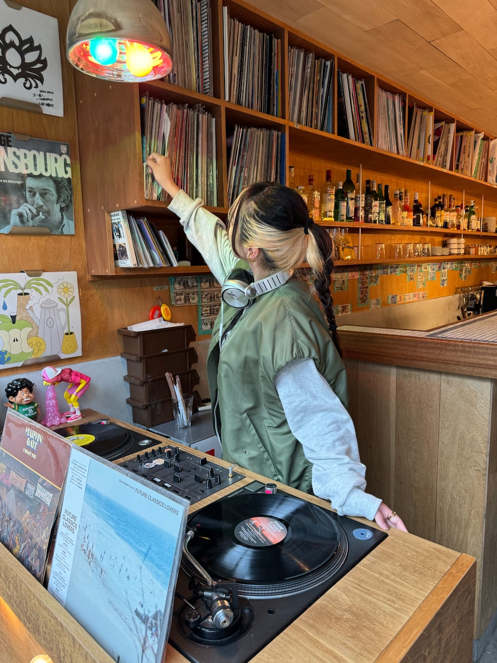 「春夏コーデ、大人カジュアル、春カラー、春服みてみて、春アウター、古着MIX」｜「w closetの【2WAY】MA-1（MA-1、グリーン系）」を使った、うざみちゃん🦈さん（レディース・158cm）の春コーディネートの1枚目の写真