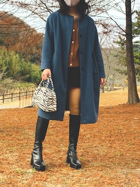 m a r ☺︎さん（レディース・160cm）の冬コーディネート