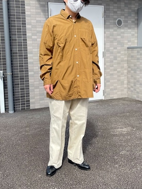 「DIGAWEL（ディガウェル）のアイテム（トップス）」を使った、あけみやさん（メンズ・170cm）の秋コーディネート