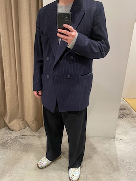 「GIVENCHY（ジバンシイ）のアイテム（ジャケット/アウター）」を使った、あけみやさん（メンズ・170cm）の秋コーディネート