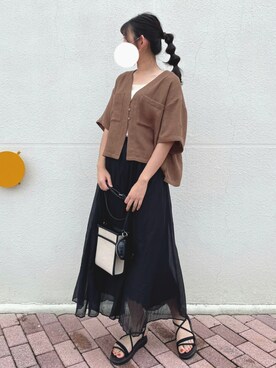 Yunaさん（レディース・165cm）の夏コーディネート