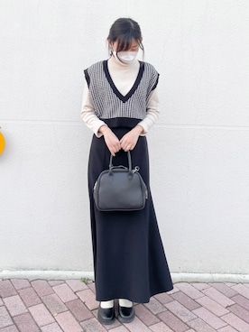 Yunaさん（レディース・165cm）の冬コーディネート