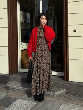 「LARUTA（ラルータ）のアイテム」を使った、あずささん（レディース・165cm）の冬コーディネート