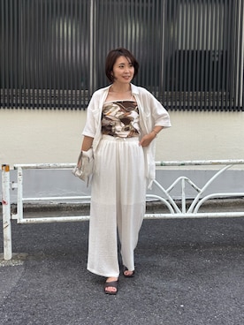 あずささん(レディース・165cm)の夏コーディネート