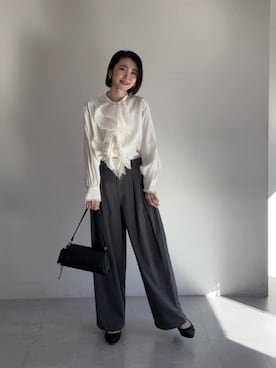 「LARUTA（ラルータ）のアイテム」を使った、あずささん（レディース・165cm）の冬コーディネート