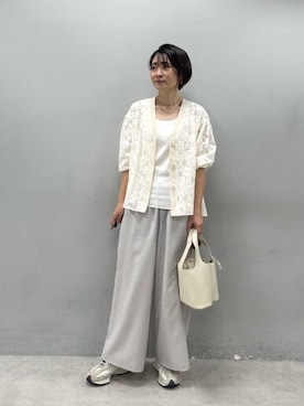 「LARUTA（ラルータ）のアイテム」を使った、あずささん（レディース・165cm）の春コーディネート