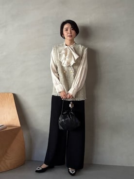 「LARUTA（ラルータ）のアイテム」を使った、あずささん（レディース・165cm）の冬コーディネート