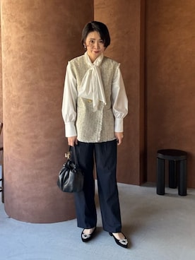 「LARUTA（ラルータ）のアイテム」を使った、あずささん（レディース・165cm）の冬コーディネート