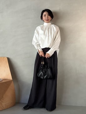 「LARUTA（ラルータ）のアイテム」を使った、あずささん（レディース・165cm）の冬コーディネート