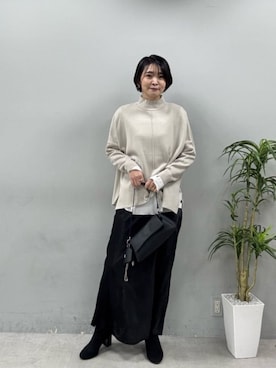 「LARUTA（ラルータ）のアイテム」を使った、あずささん（レディース・165cm）の冬コーディネート