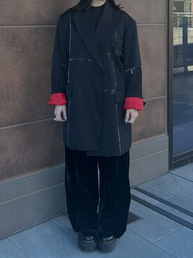 「アイテム（ジャケット/アウター）」を使った、atnoさん（レディース・158cm）の秋コーディネート