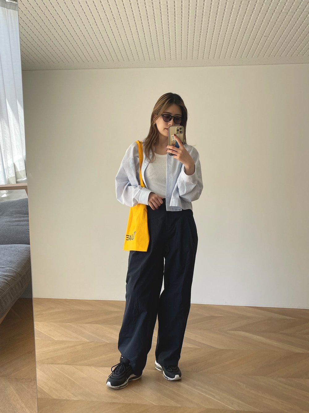 CANAL JEAN（キャナルジーン）の「El mar ストライプショートシャツ