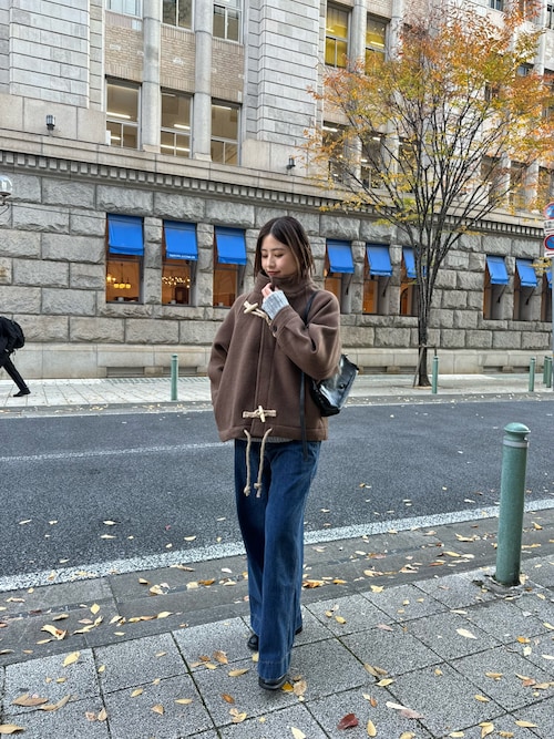 セール】El mar ウールスタンドカラーダッフルジャケット（ダッフル