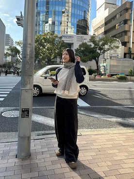 「アイテム（ファッション雑貨）」を使った、nanohaさん（レディース・164cm）の秋コーディネート