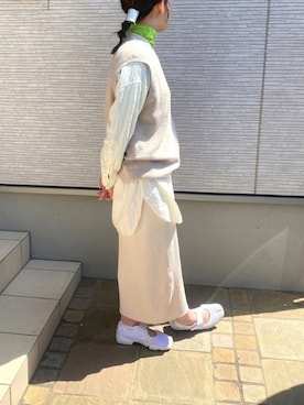 「NOのアイテム（トップス）」を使った、i k k y u 𓅿さん（レディース・157cm）の春コーディネート