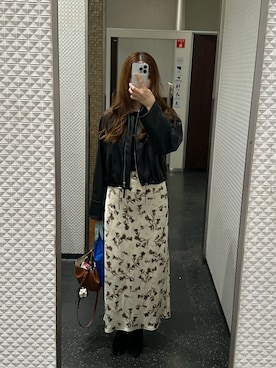 「アイテム（ワンピース）」を使った、Chikaさん（レディース・156cm・40代）の冬コーディネート