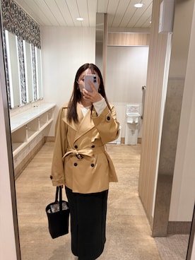 「THE ROW（ザロウ）のアイテム」を使った、Chikaさん（レディース・156cm）の春コーディネート