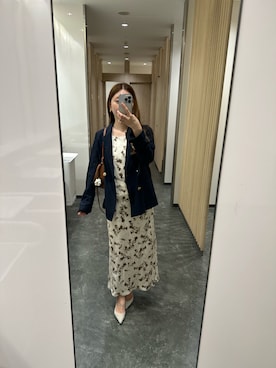 「アイテム（ワンピース/ドレス）」を使った、Chikaさん（レディース・156cm・40代）の秋コーディネート