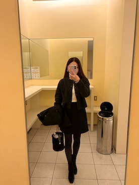 「アイテム（ハンドバッグ）」を使った、Chikaさん（レディース・156cm・40代）の冬コーディネート