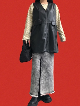 AYUMIさん（レディース・157cm）の冬コーディネート