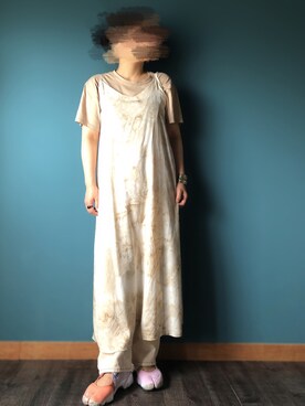 「OpenCLOSE（オープンクローズ）のアイテム（ワンピース/ドレス）」を使った、AYUMIさん（レディース・157cm）の夏コーディネート