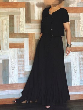 「Another Edition（アナザーエディション）のアイテム（アクセサリー）」を使った、AYUMIさん（レディース・157cm）の夏コーディネート
