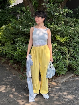 星野りよんさん（レディース・152cm）の夏コーディネート