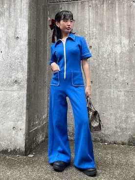 「GUCCI（グッチ）のアイテム」を使った、星野りよんさん（レディース・152cm）の夏コーディネート