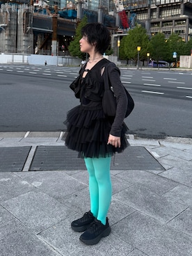 星野りよんさん(レディース・152cm)の夏コーディネート