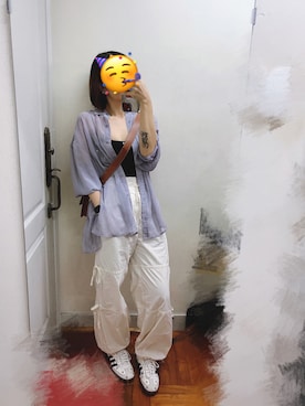 「adidas（アディダス）のサンバ OG / Samba OG / アディダスオリジナルス adidas Originals（スニーカー）」を使った、初🇭🇰さん（レディース・156cm）の秋コーディネート