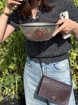 「TORY BURCH（トリーバーチ）のアイテム（腕時計）」を使った、ちさん（レディース・164cm）の春コーディネート