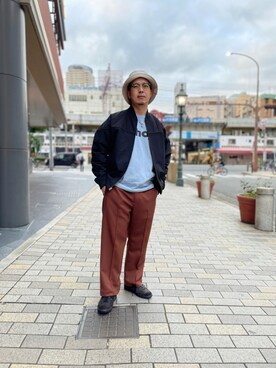 kawakamiさん（メンズ・171cm）の秋コーディネート